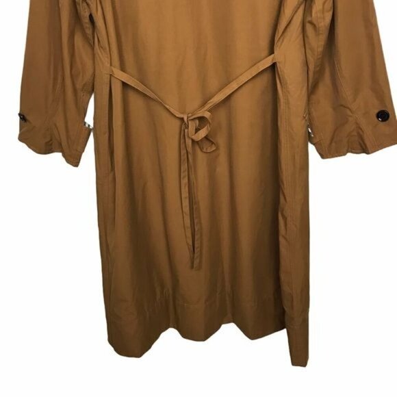 Barbour By Alexa Chung Brown Glenda Trench Coat in Monks Robe US 10 - Picture 5 of 14